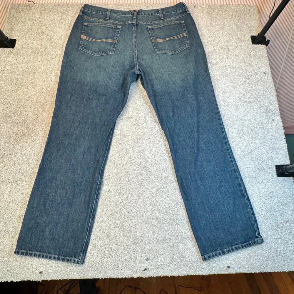 Ariat M2 Relaxed Boot Cut Jeans Mens 40x32 Medium Wash Denim Work Pants
